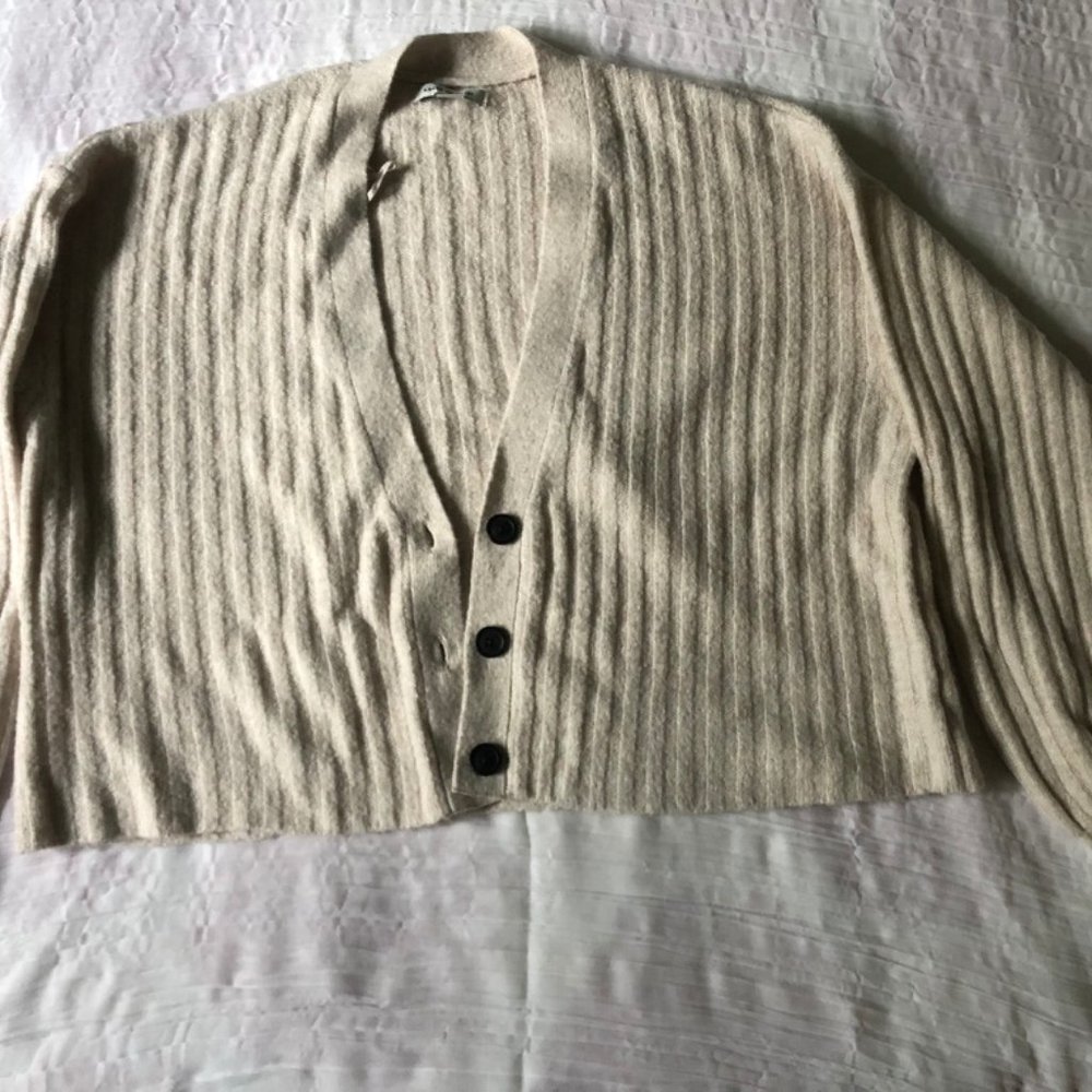 NWOT AE Slouchy Cropped Cardigan